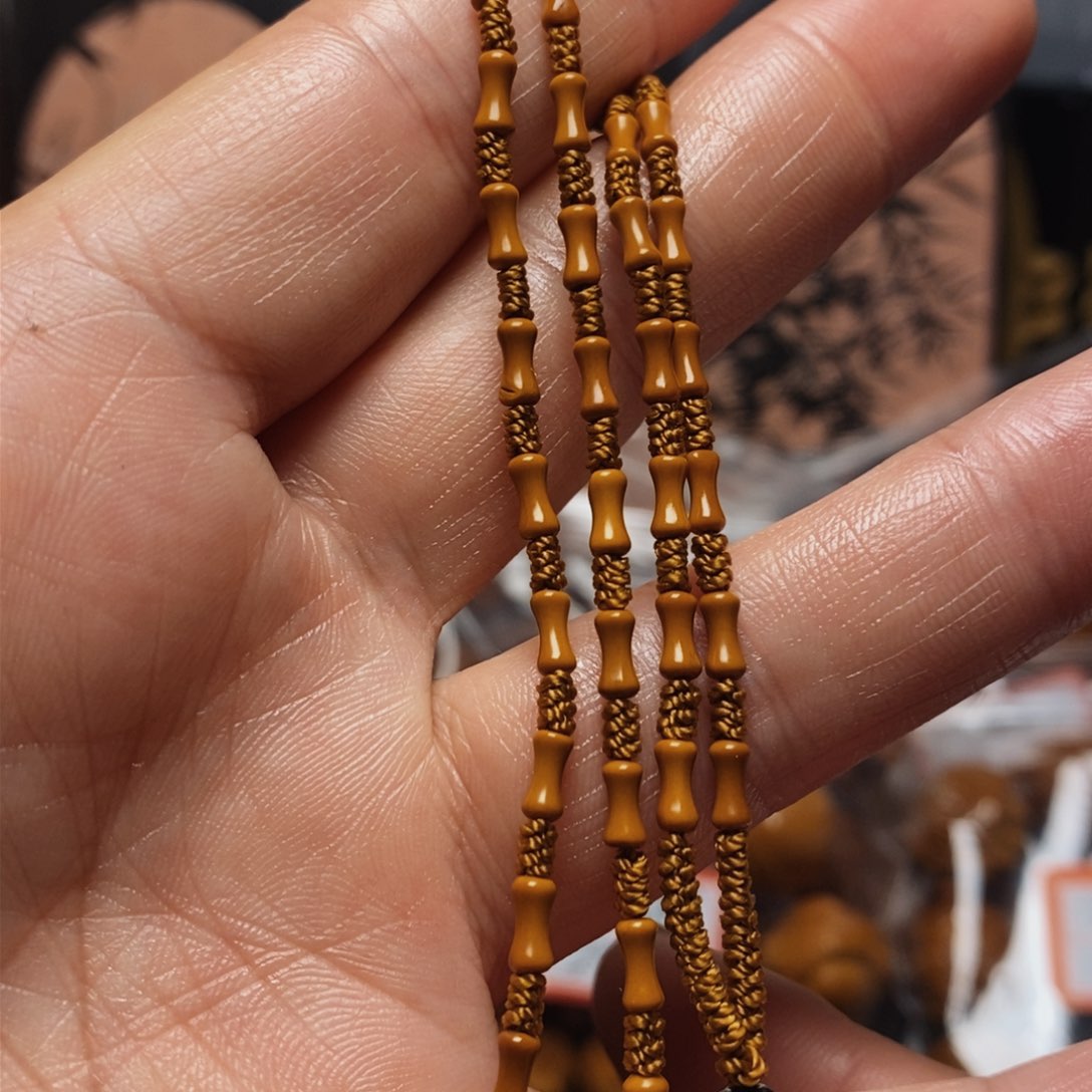 橄榄核手串/手链竹节脖挂链