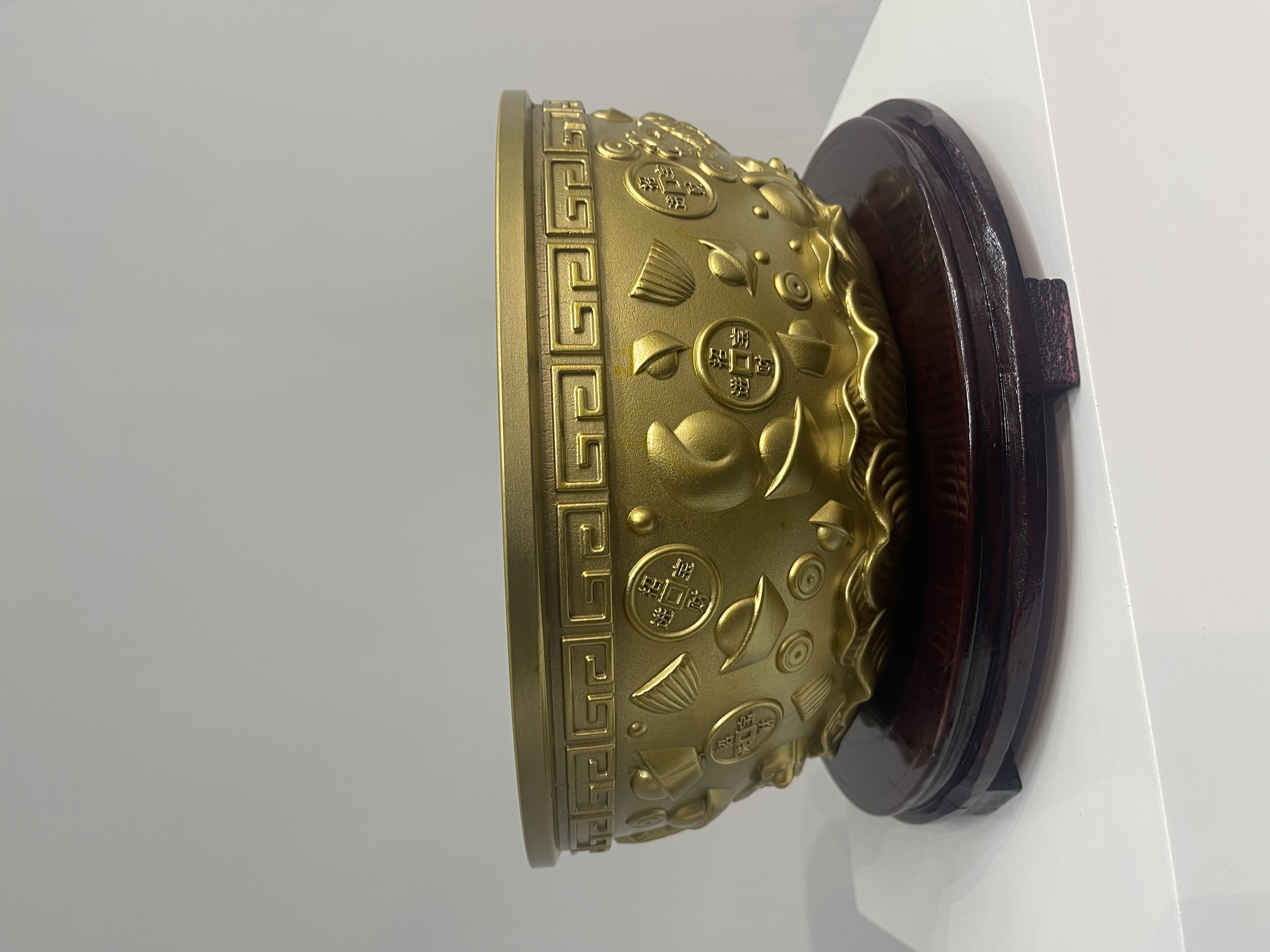 黄铜 聚  宝  盆摆件 名额 卡（非 现·有  货）到  货  为 卡 片