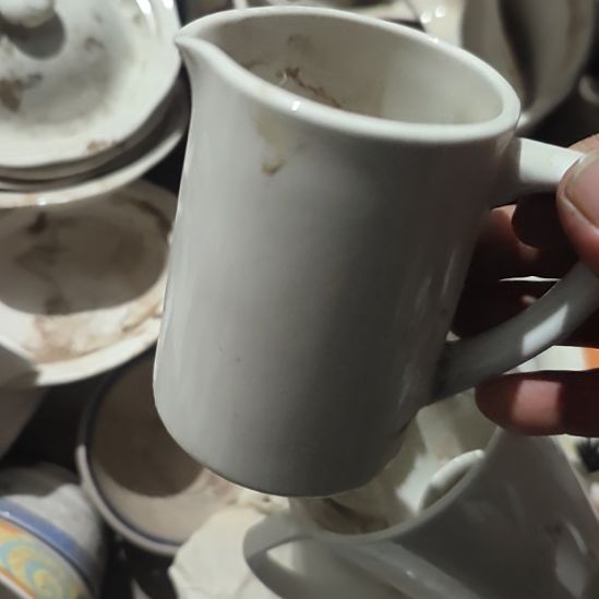 瓷发两个，奶杯国营四厂库存，