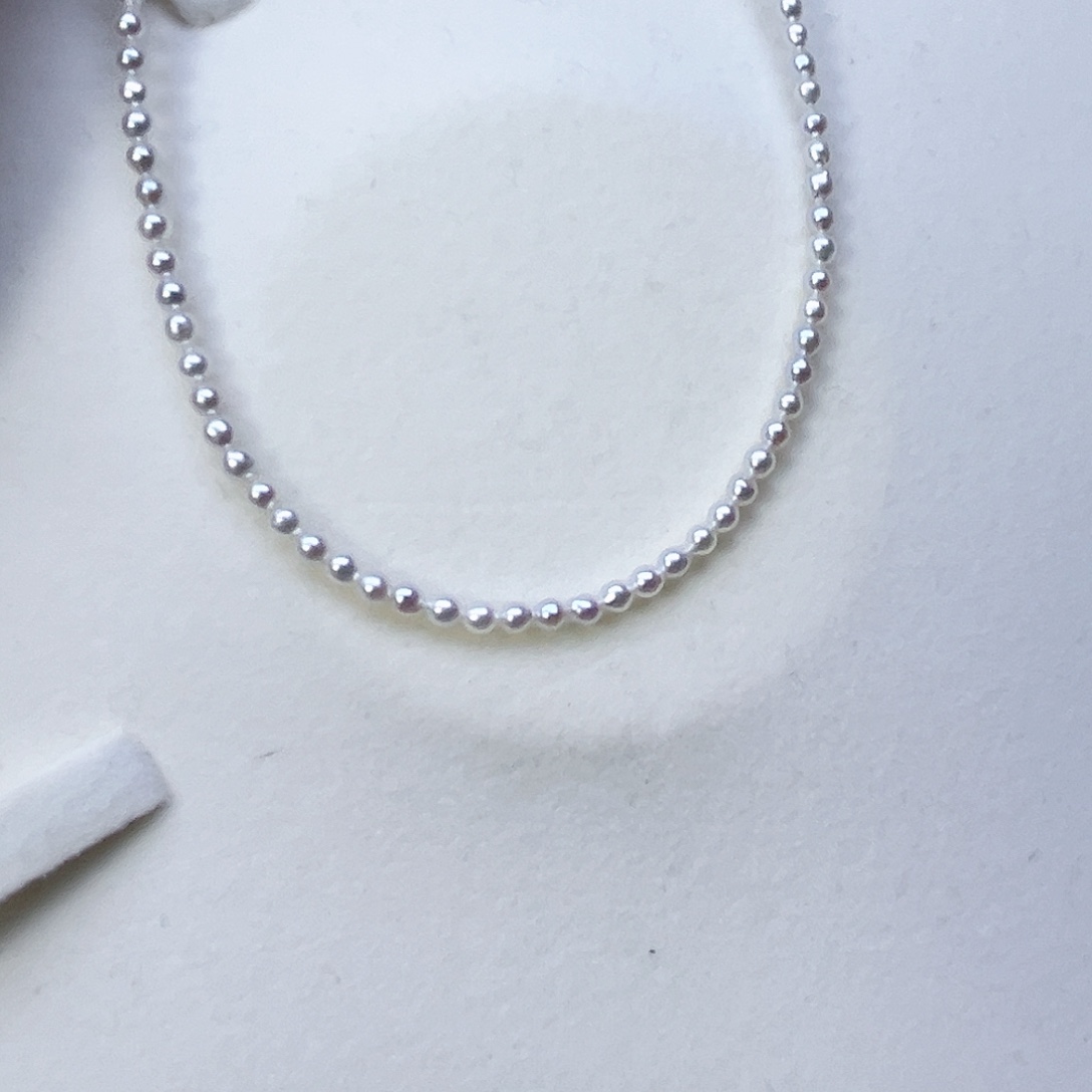 *****淡水珍珠颈饰银S925镶嵌