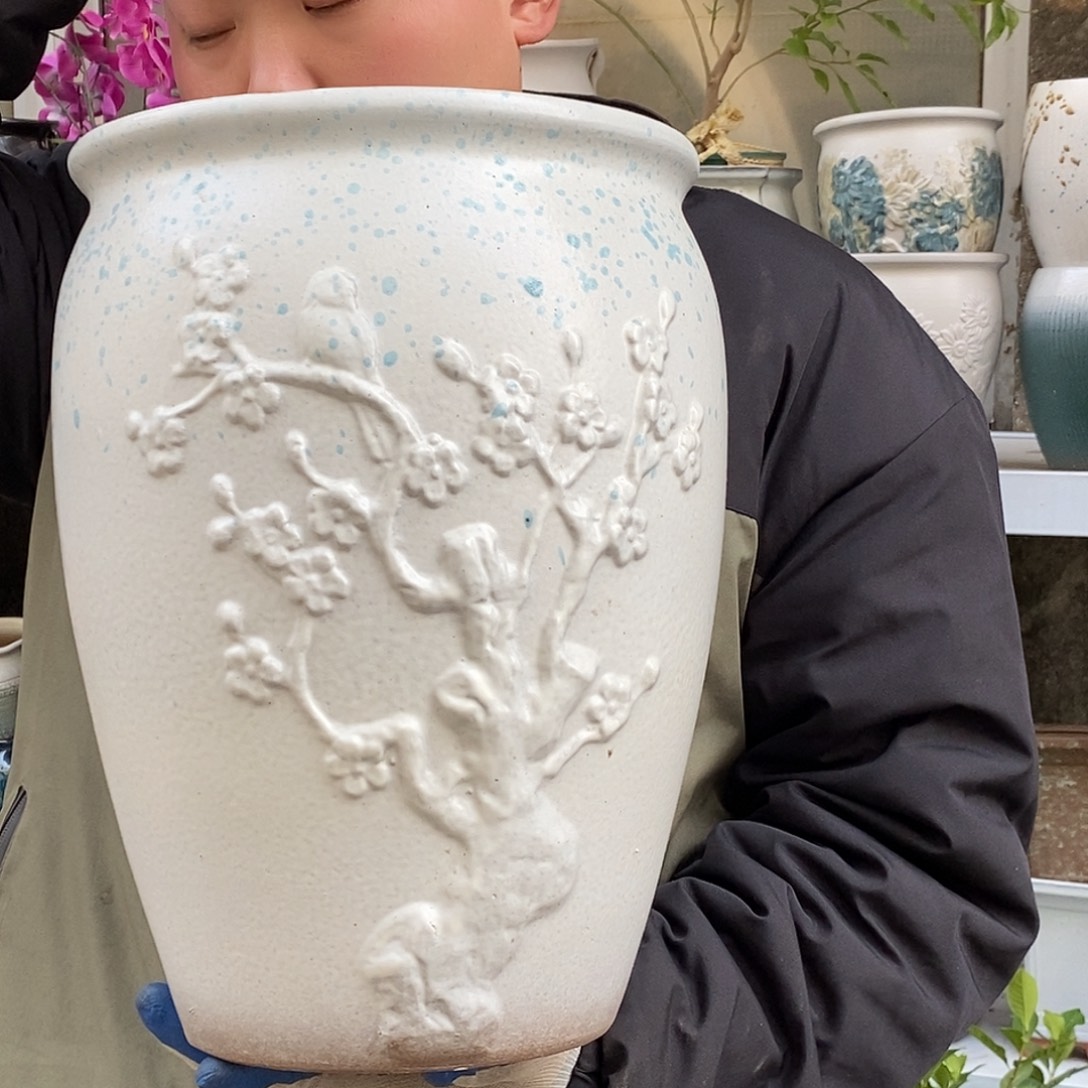 紫砂花盆口25号35福利