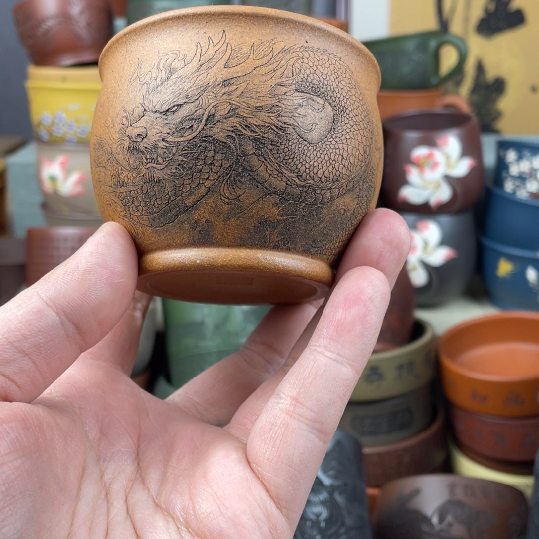紫砂茶杯紫砂茶杯