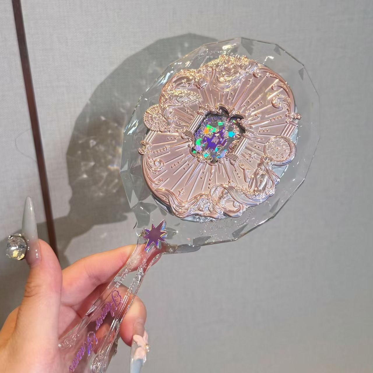 857号花知晓月光人鱼系列手持镜