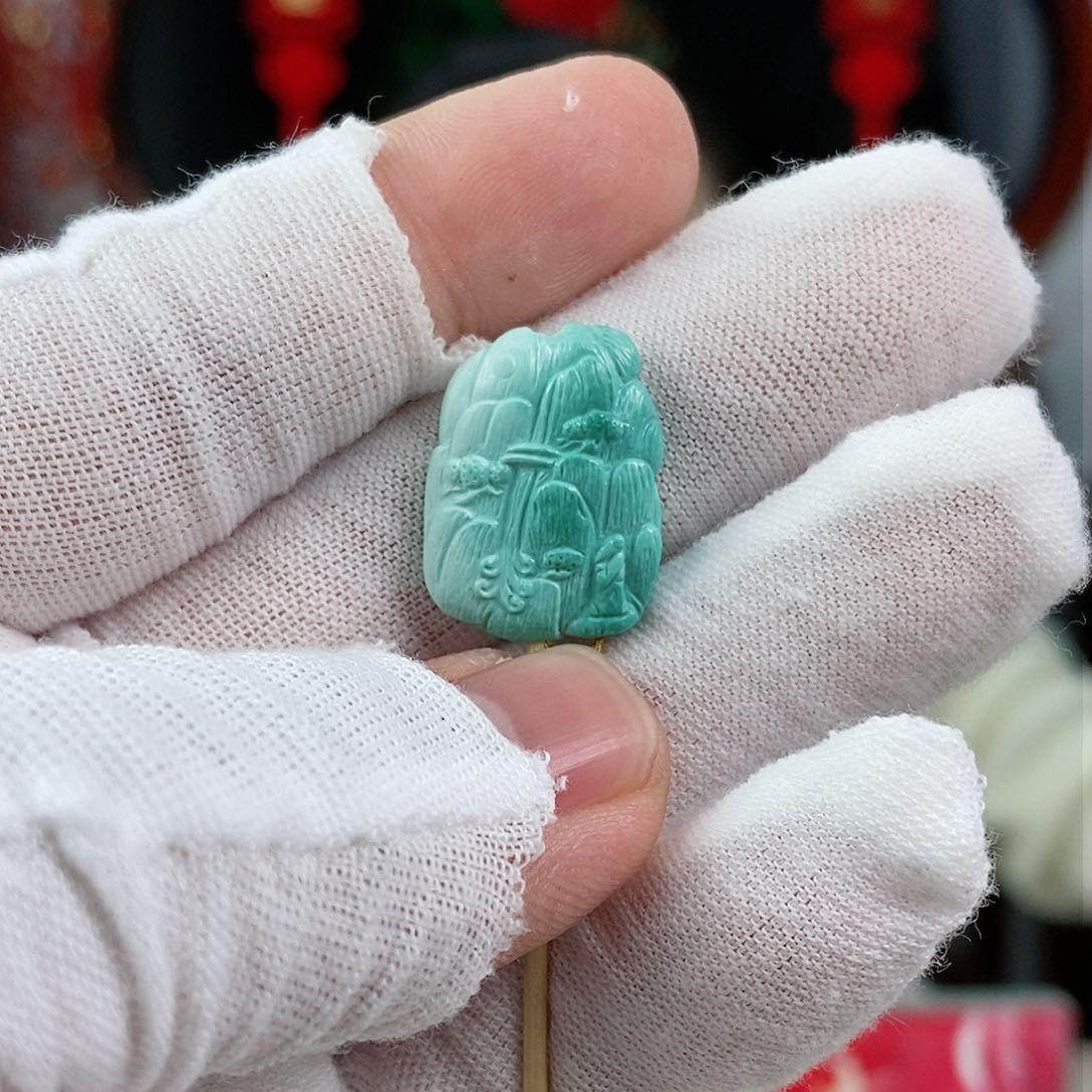 绿松石珠宝奇石未镶嵌