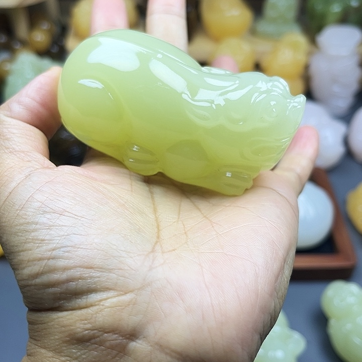 石材喝**水玉石雕刻品