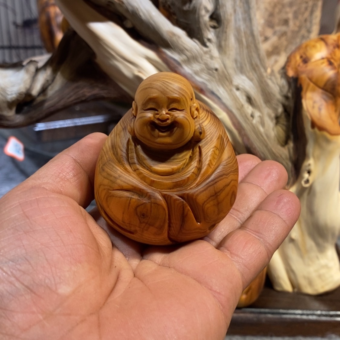 【闪购商品】柏木（崖柏）大*木雕工艺品摆件家居装饰手把件
