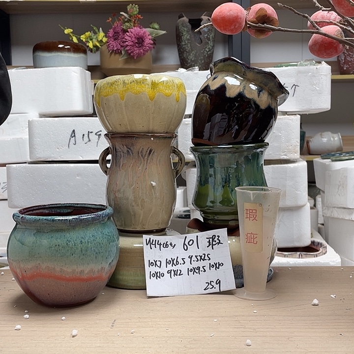 粗陶多肉花盆微瑕601