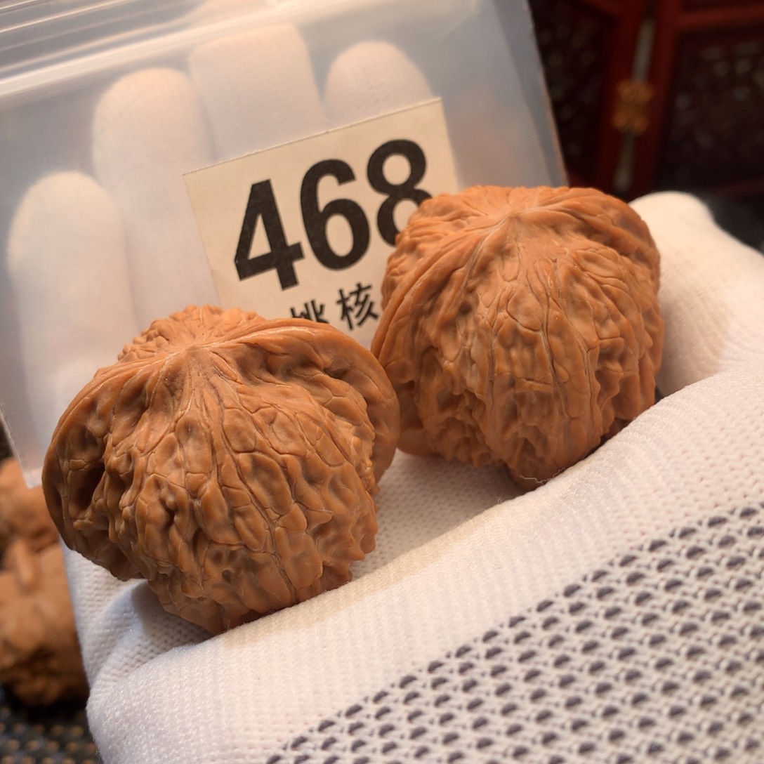 文玩核桃把件磨盘44