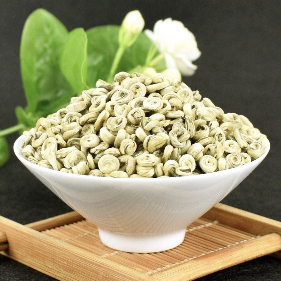 茉莉花茶白玉螺贵妃螺2025新茶广西横县茉莉女儿环上等茉莉花茶