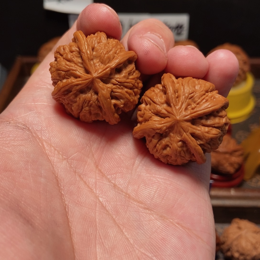 吊坠文玩核桃雨花石X35尺5