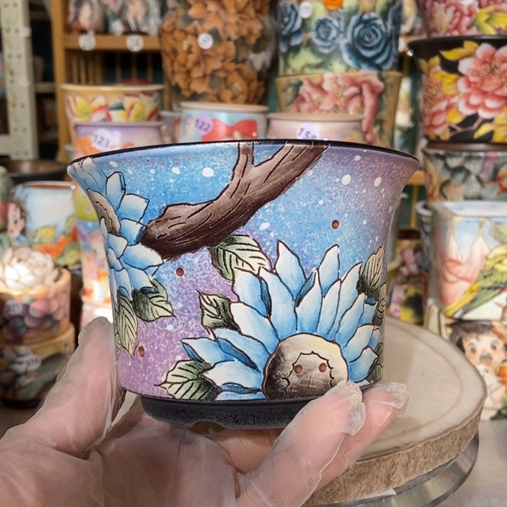 红陶景德镇艺术手绘作品