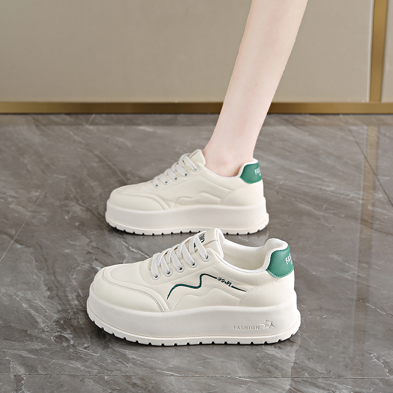 春季新款时尚休闲女鞋学生小白鞋时尚休闲鞋