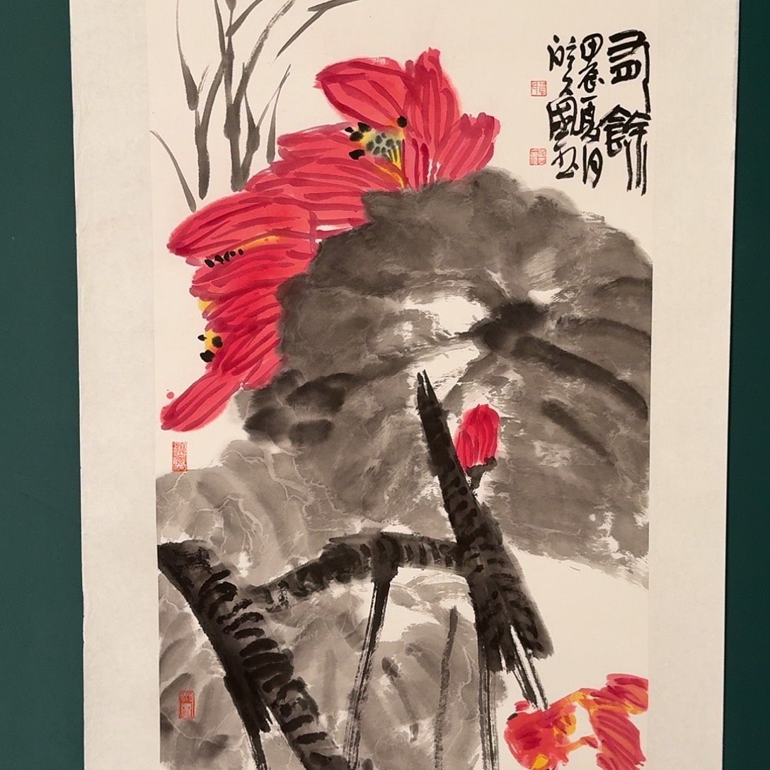 国画单国玉老师的作品