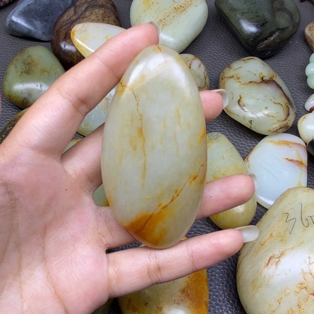 和田玉挂件未镶嵌锦**华