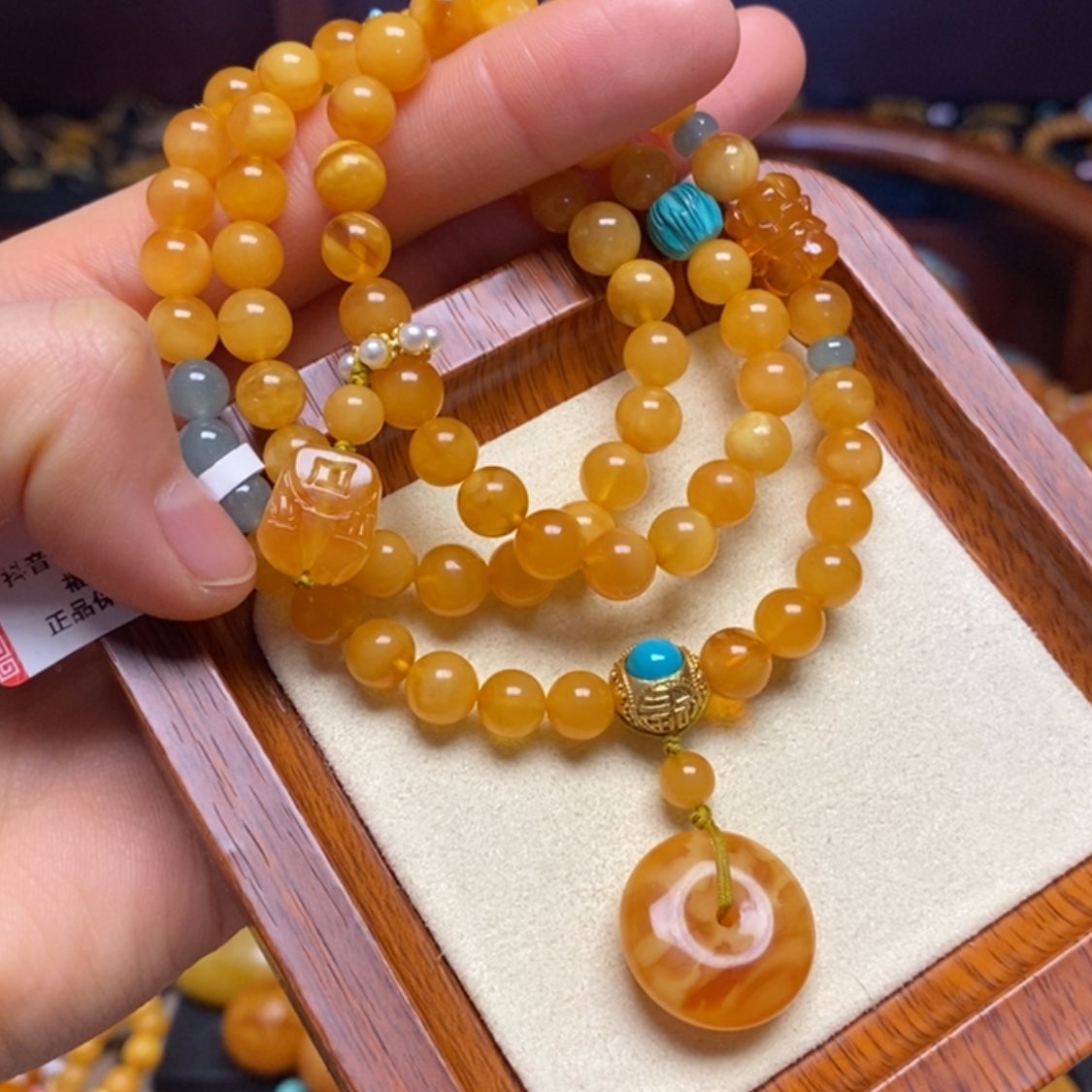 【闪购商品】蜜蜡手链未镶嵌手串