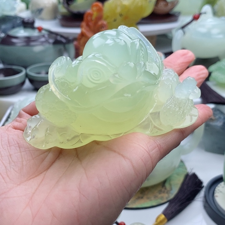 岫玉四大名玉摆件未镶嵌