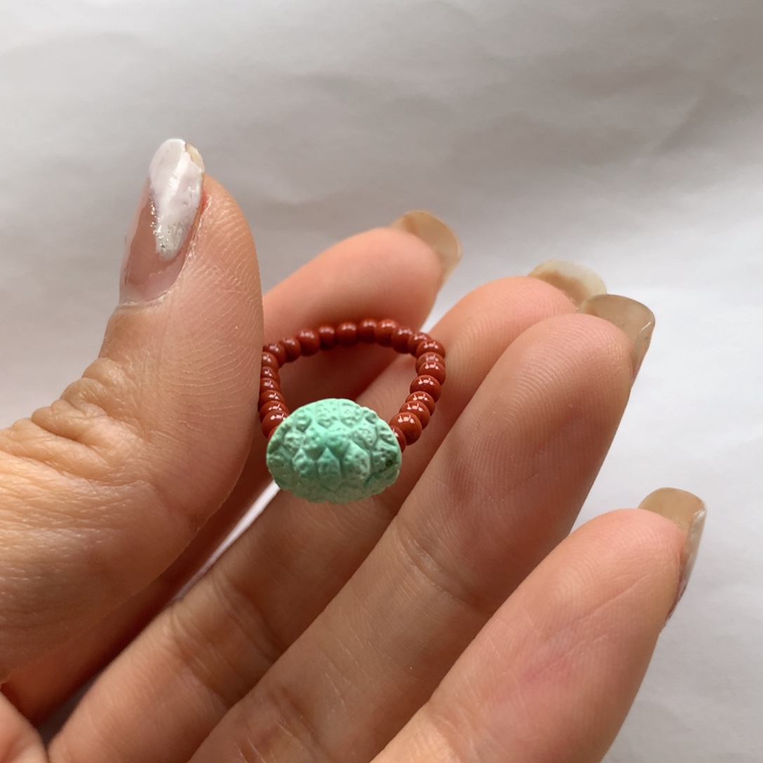 南红玛瑙戒指未镶嵌