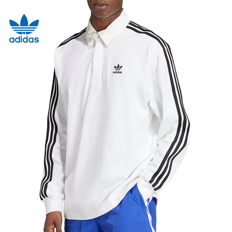 adidas阿迪达斯【吾】三叶草男子运动休闲长袖T恤IZ2459