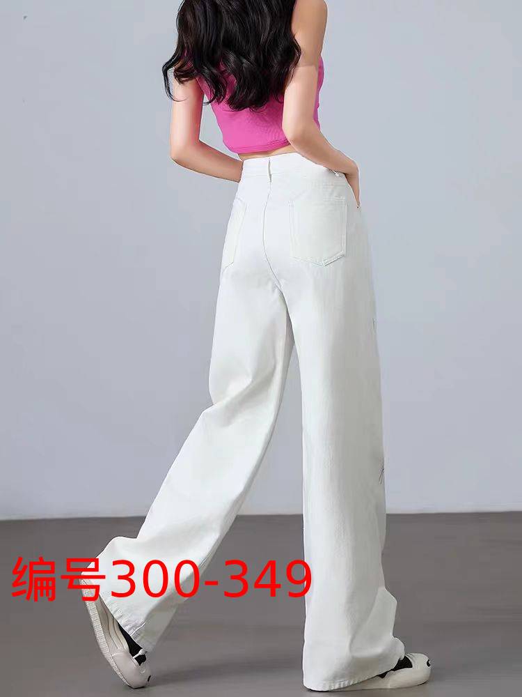 编号（300-349）秋冬时尚新款显腿长显瘦长裤