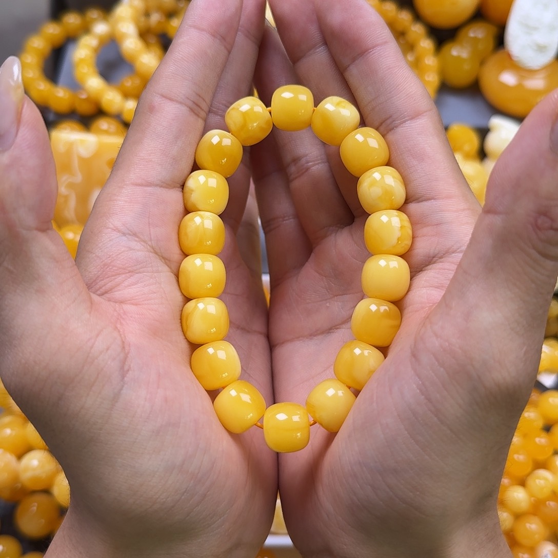 未镶嵌蜜蜡珠宝奇石同料13mm