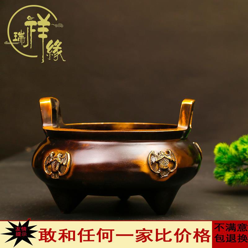 香炉摆件家用供奉大号特大仿古檀香室内财神供佛炉佛具用品