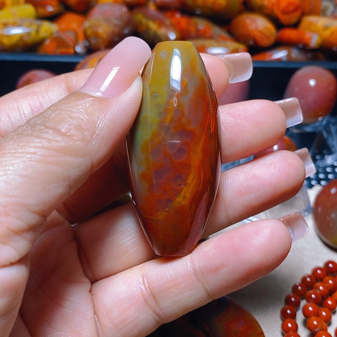 玛瑙/玉髓颈饰未镶嵌@*飛