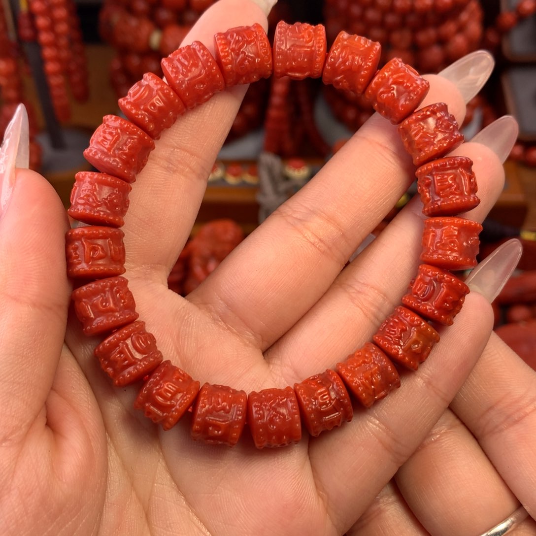 南红玛瑙配饰10尺寸未镶嵌