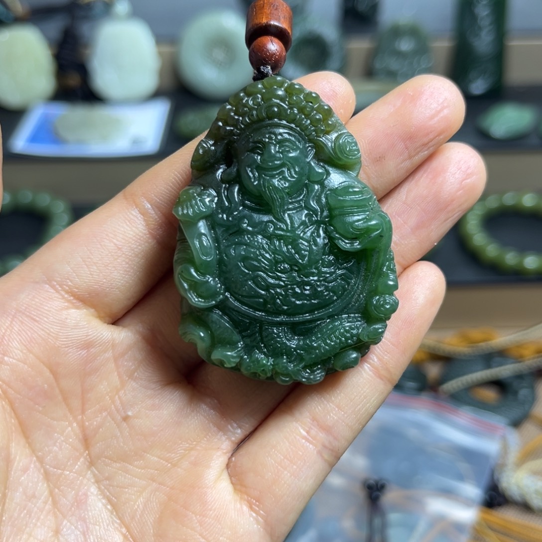 和田玉未镶嵌颈饰学习料