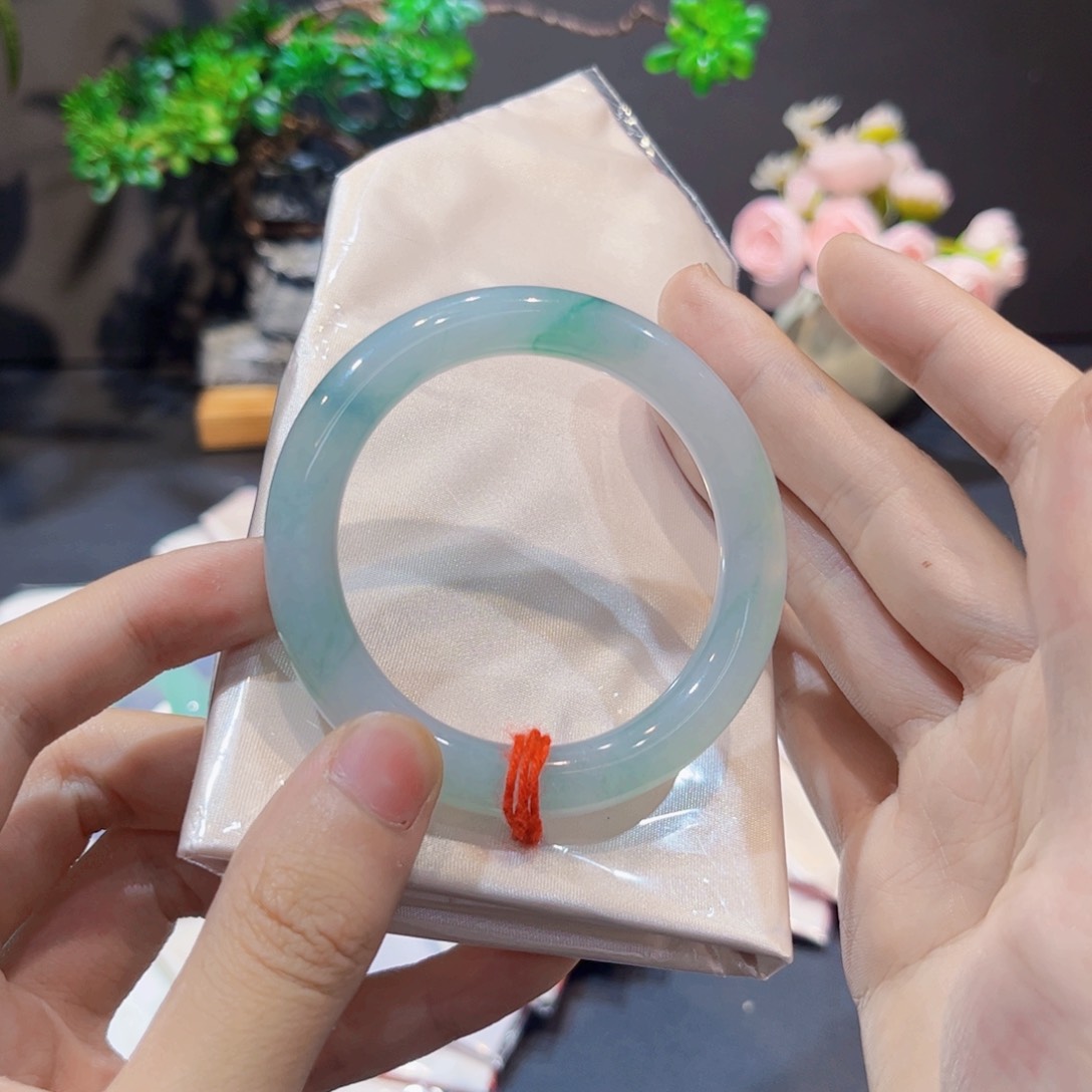 未镶嵌手镯翡翠翡翠手镯51圈口