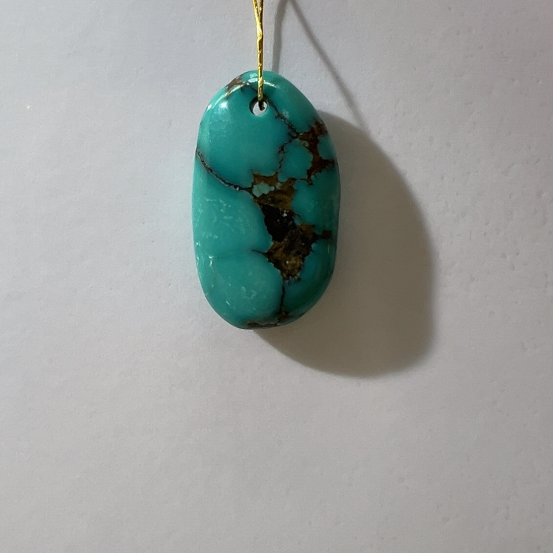 绿松石未镶嵌挂件