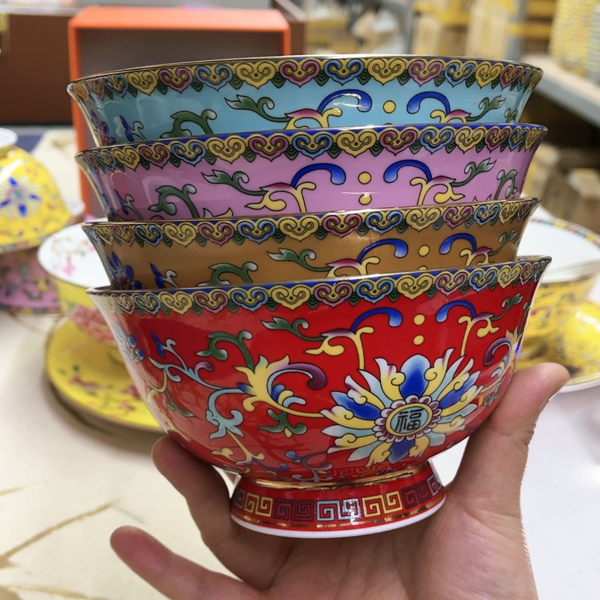 【闪购商品】骨瓷6英寸4混。。。。。