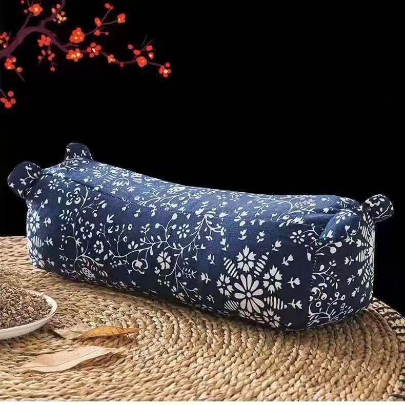 【铭哥家】2025新款国潮虎虎生威夏季驱蚊安神艾草安睡枕-青花瓷