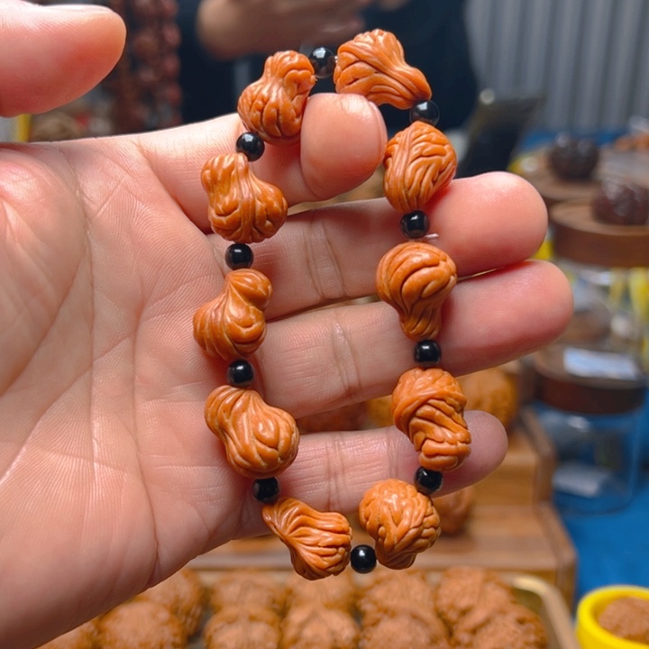 把件文玩核桃桃核手串