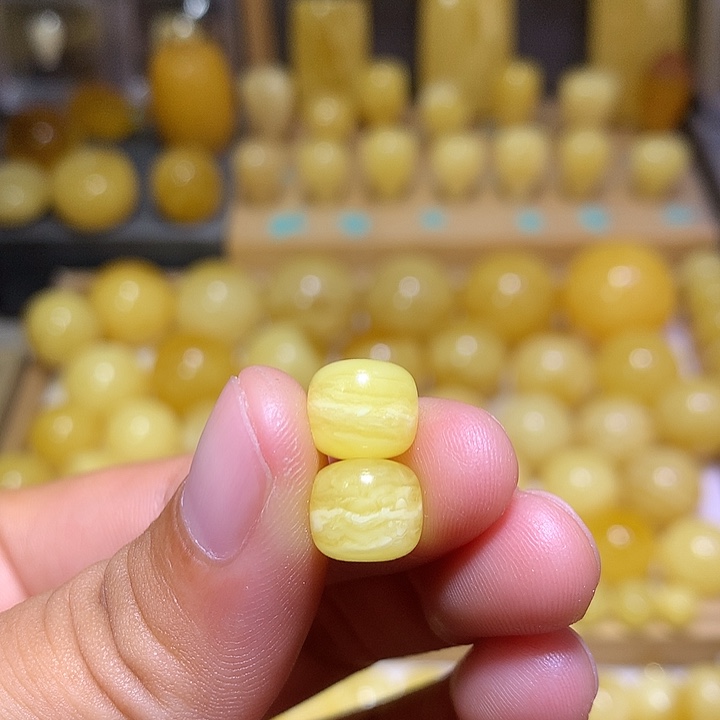 裸石蜜蜡未镶嵌天然俄料白花蜜蜡虎皮老型9.2