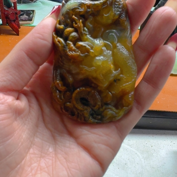 蛇纹石玉吊坠(不含链)未镶嵌18