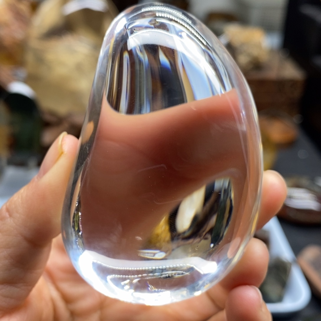 水晶原石手把摆件未镶嵌甲