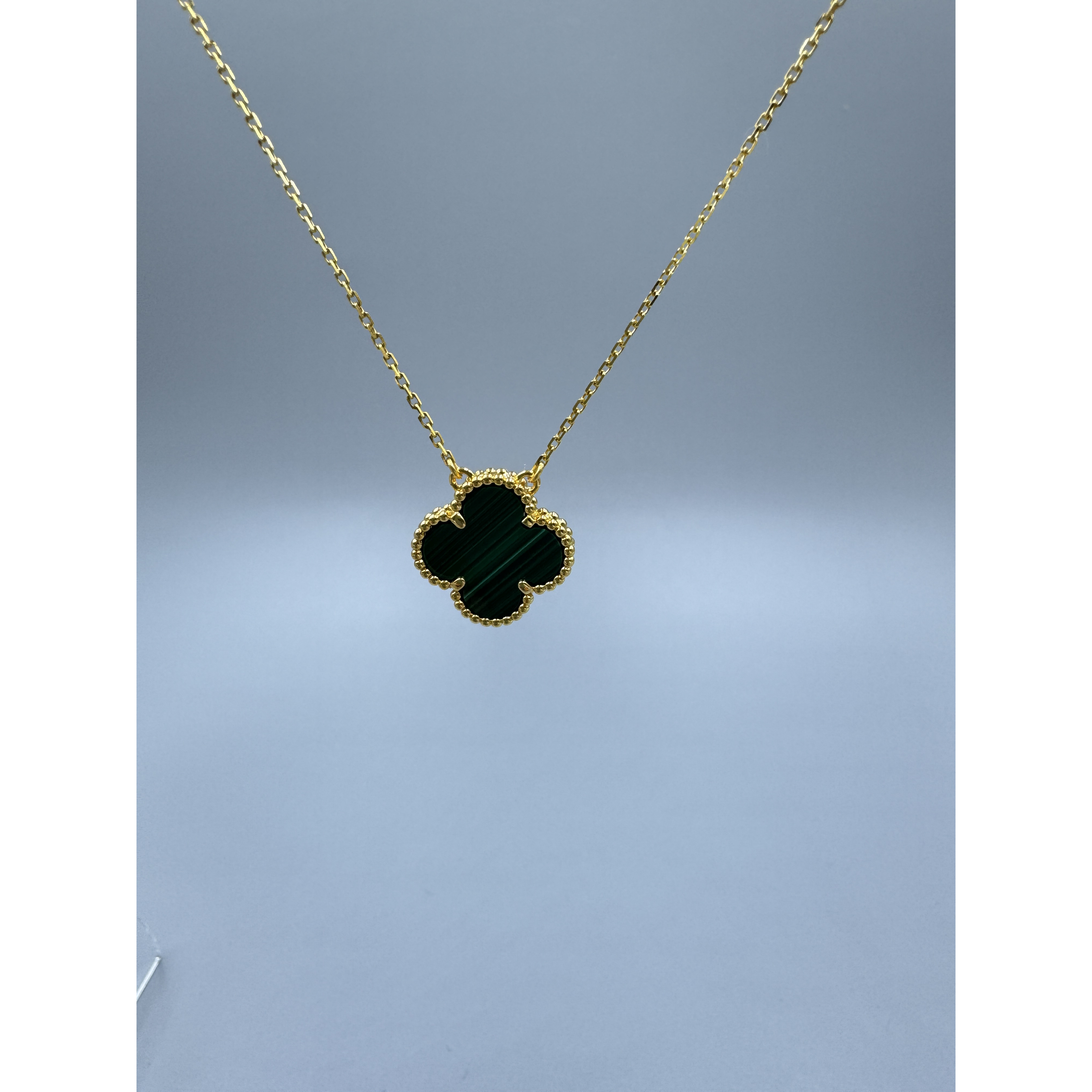 重金版18K金孔雀石15mm套链