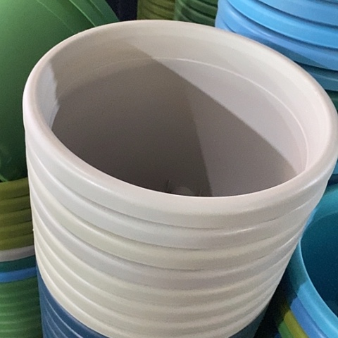 树脂四季5号灰白无托6个