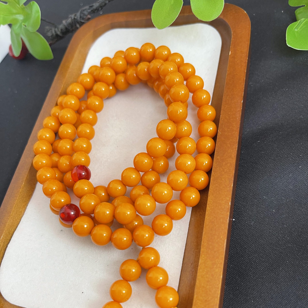 W040古巴新蜜精美108多圈毛衣链8➕