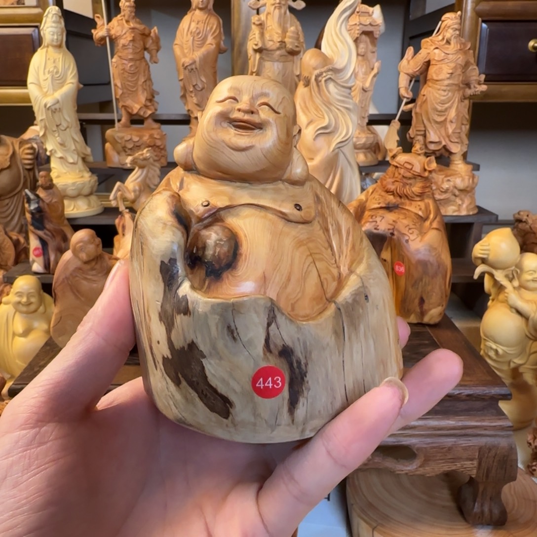 崖柏小木匠艺雕一物一拍