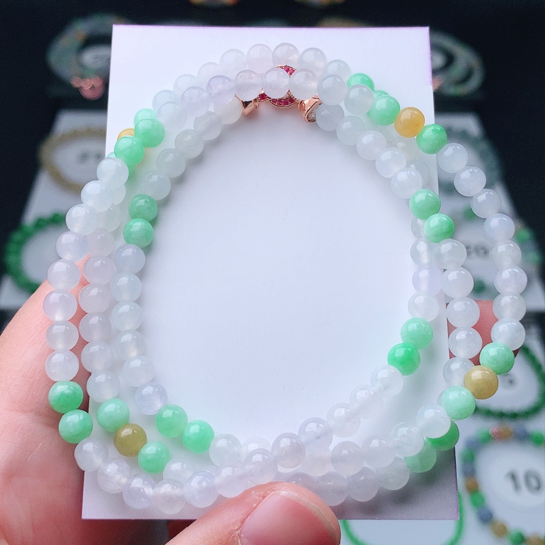 翡翠手串未镶嵌翡翠