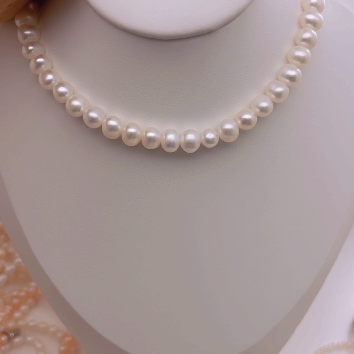 淡水珍珠未镶嵌颈饰