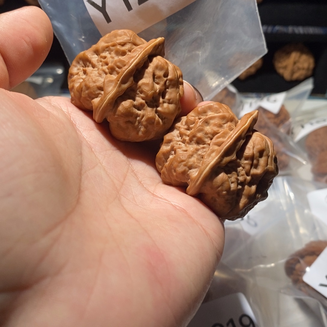 吊坠文玩核桃39全品三角蛙