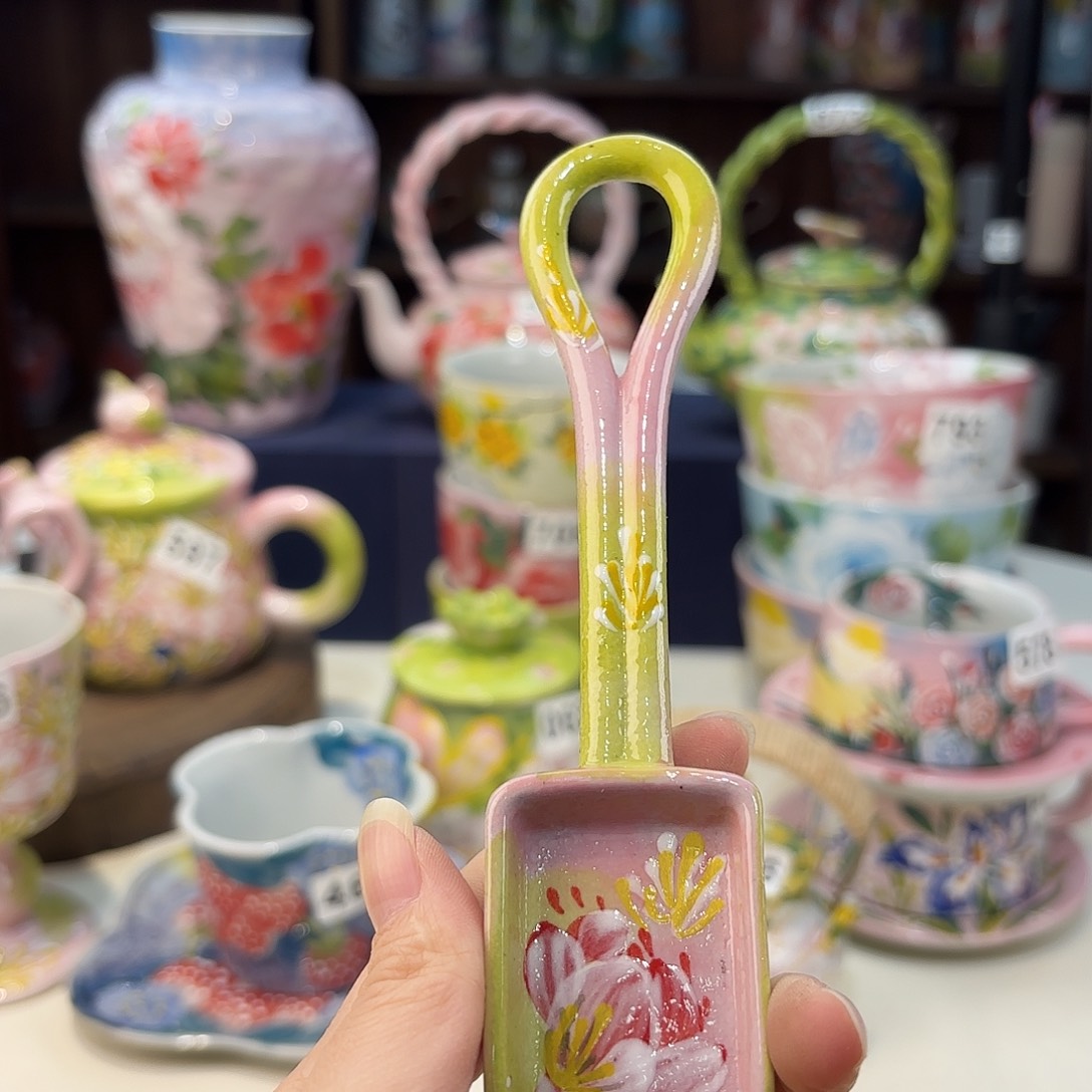 瓷片景德镇手绘高温釉下彩陶瓷茶具 