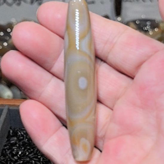 玛瑙/玉髓裸珠_ HEIMORI 天然天珠