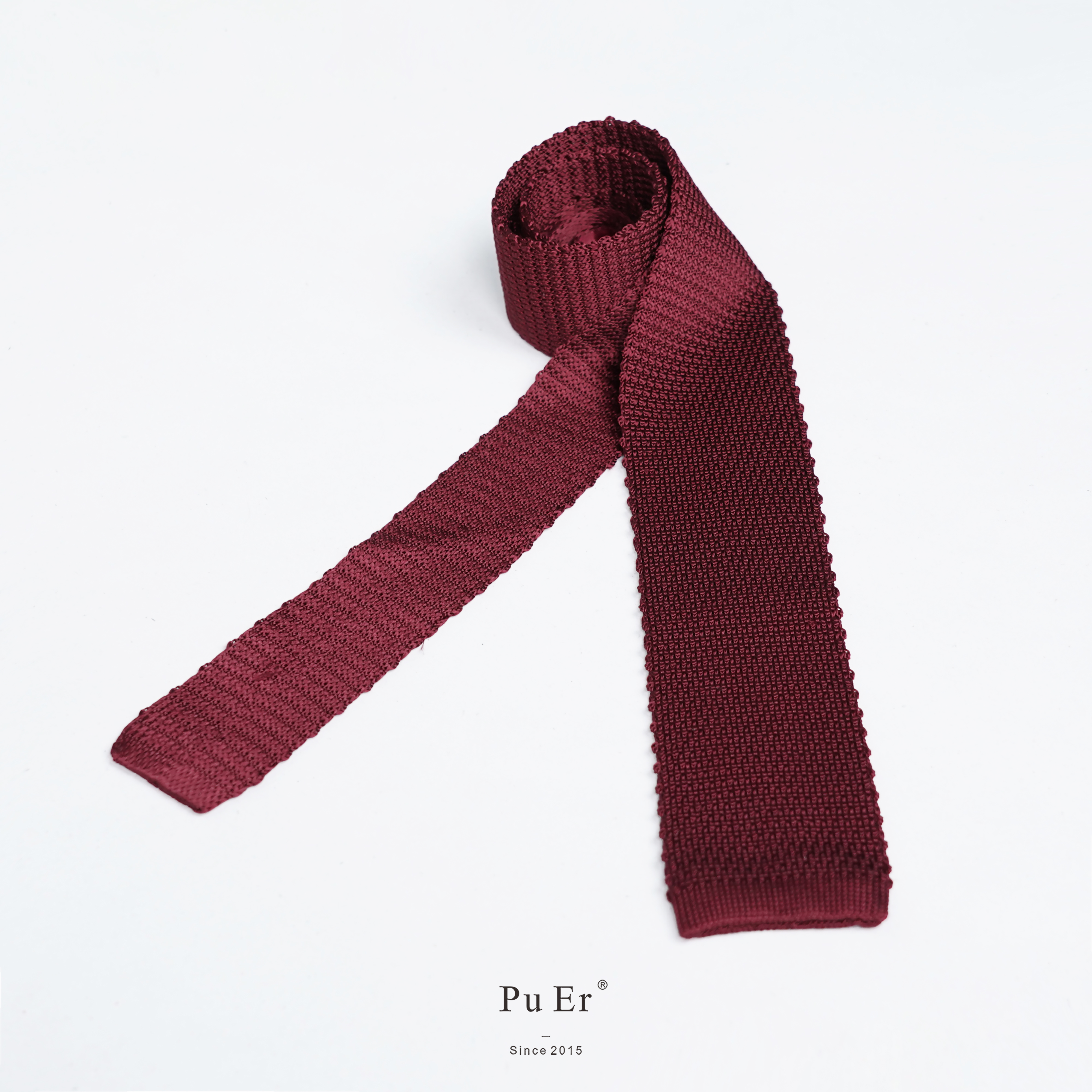 璞迩桑蚕丝针织领带