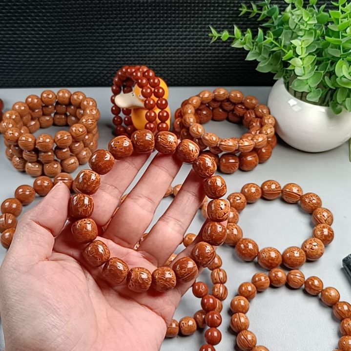 桃核手串铁籽红魔老型13