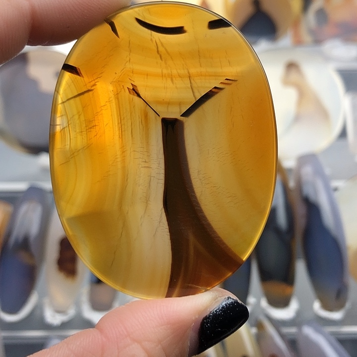 查罗石未镶嵌珠宝半成品76