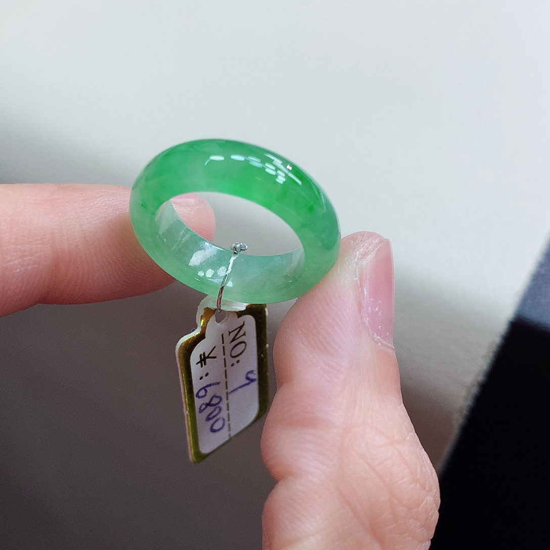 未镶嵌戒指翡翠9号