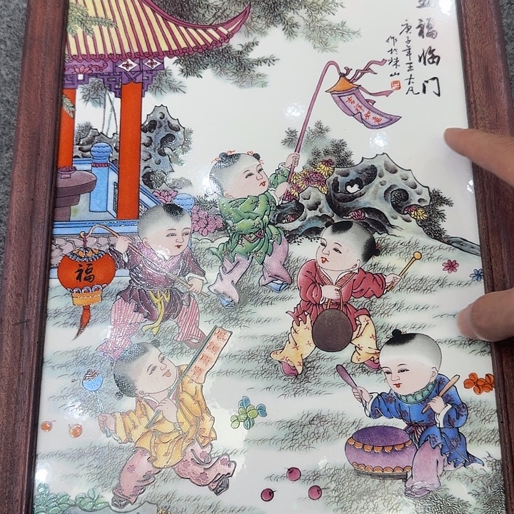 摆件瓷板画瓷板画